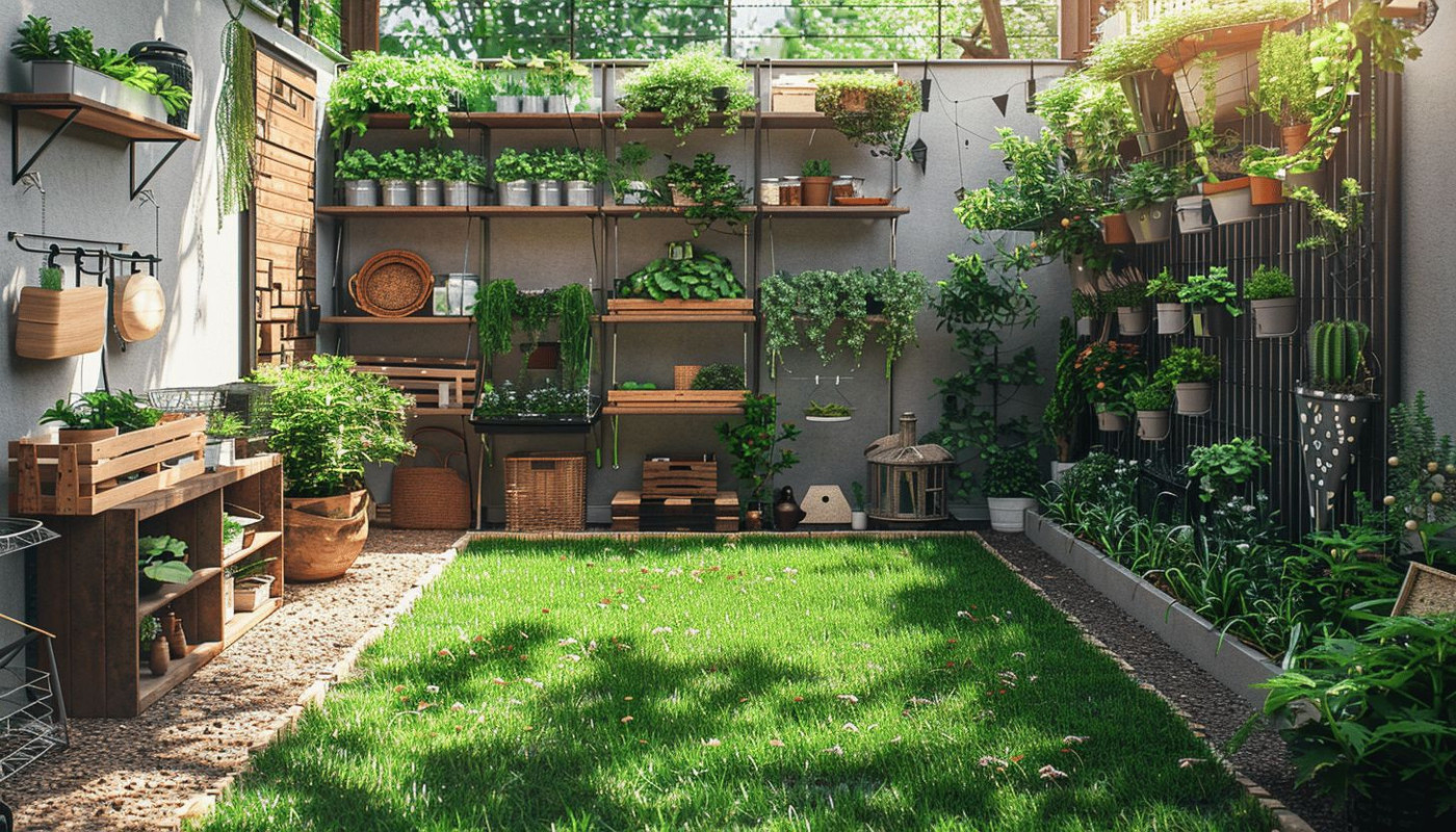 Maximiser l'espace de rangement dans les petits jardins techniques et astuces