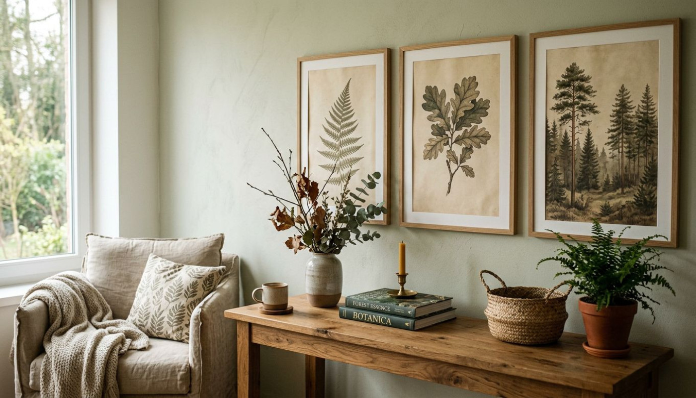 Tableaux inspirés par la forêt : un nouvel élan déco
